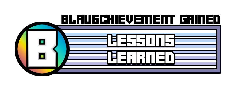 Lessons Learned achievement.